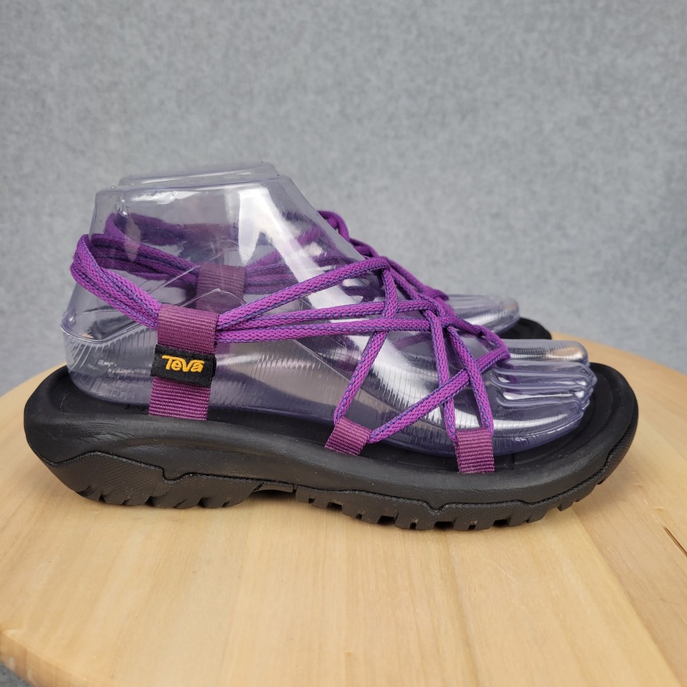Teva Hurricane XLT Infinity Sandals Women 6 Purple Strappy Rope Gladiator - Picture 4 of 11